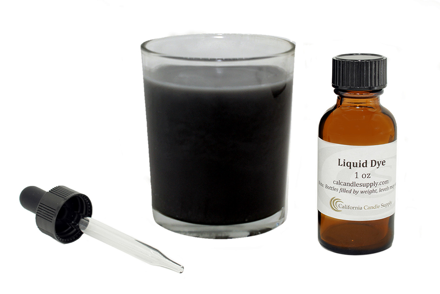 Black Candle Dye Hight Quality Colorant for Soy Wax Beeswax and Paraffin-2oz