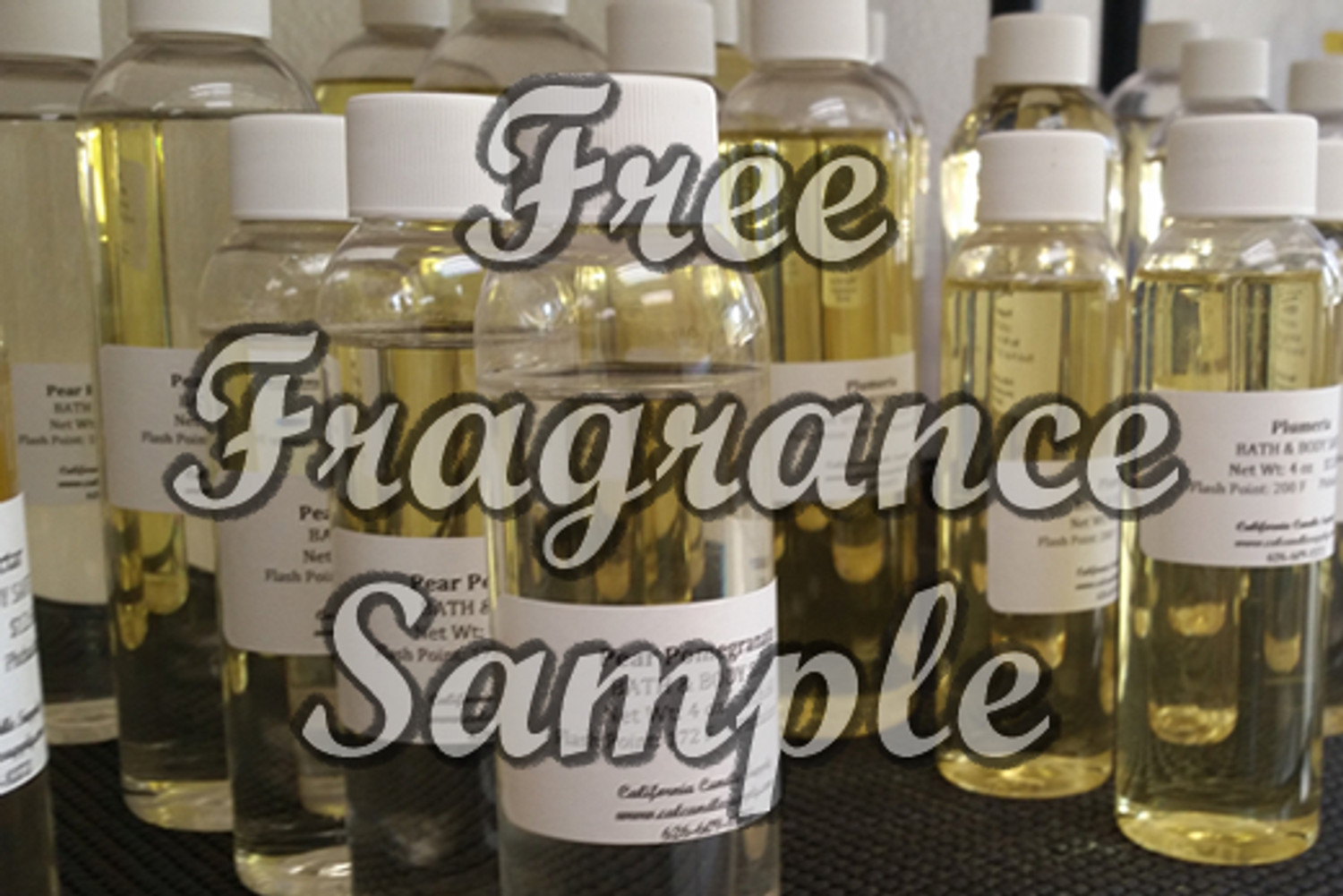 Free fragrance product samples