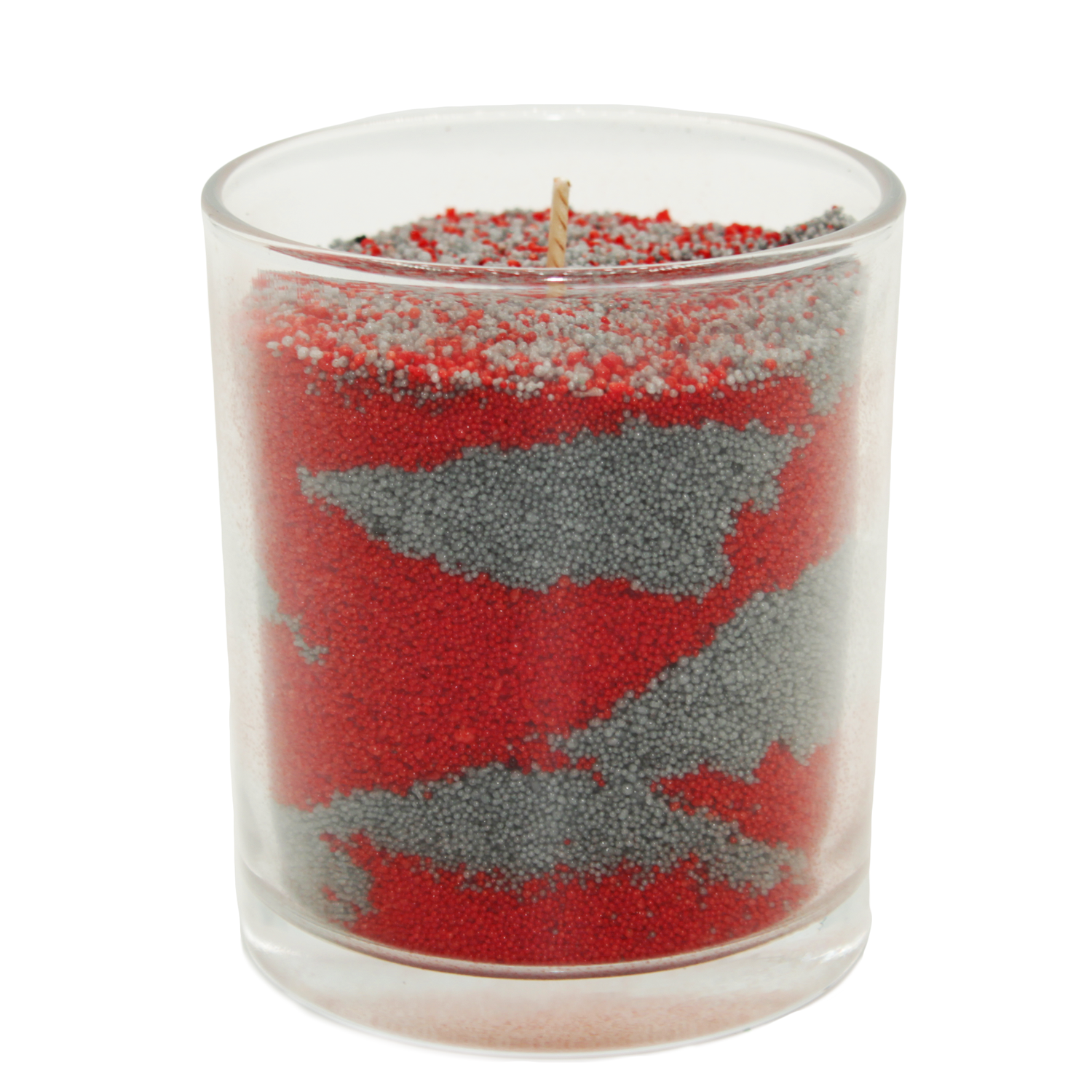 Shimmery Loose Beads Pearled Sand Candle