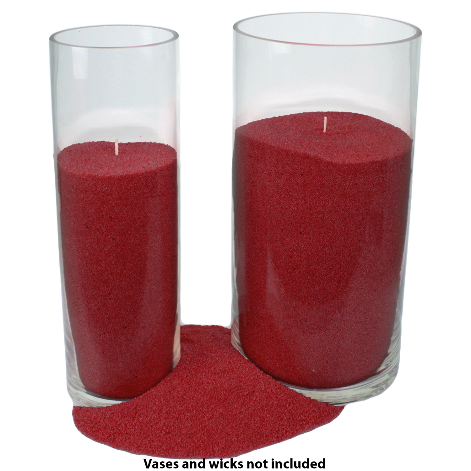 CandleScapes Unscented Candle Wax Beads Crimson Red 15 oz