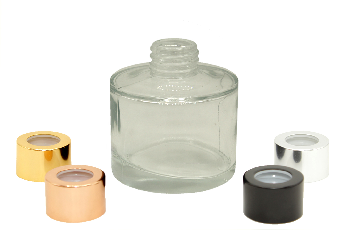 4 oz Matte Black Diffuser Glass