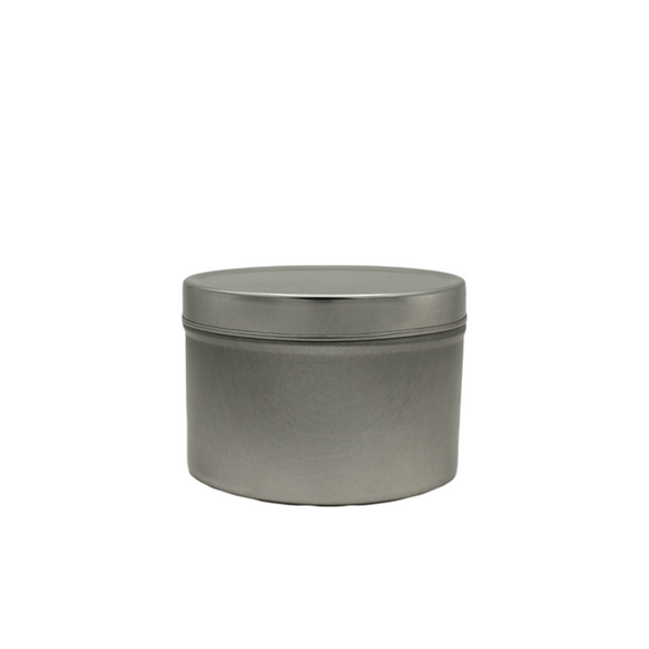 8 oz Silver Style Tin w/lid