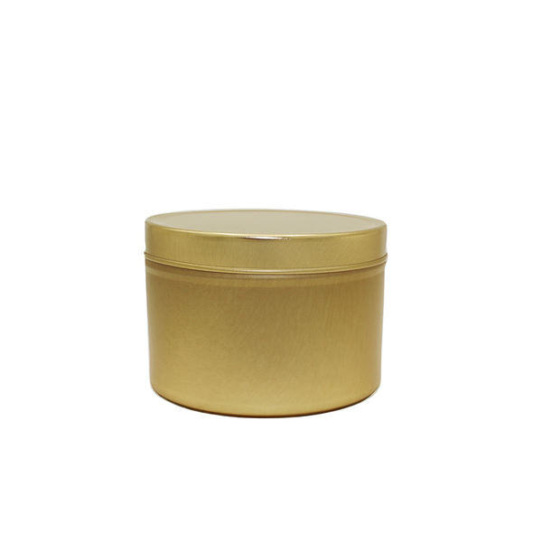8 oz Gold Style Tin with lid