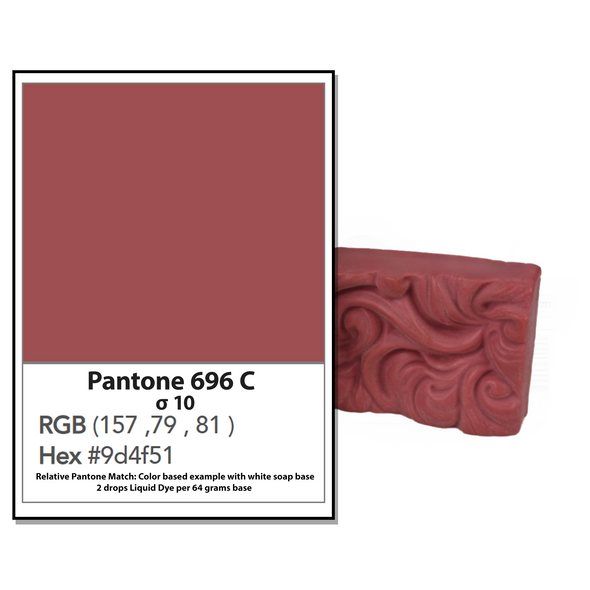 Red Liquid Soap Dye Sample
