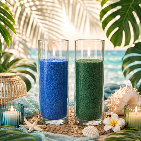 Sand Wax Candle 1