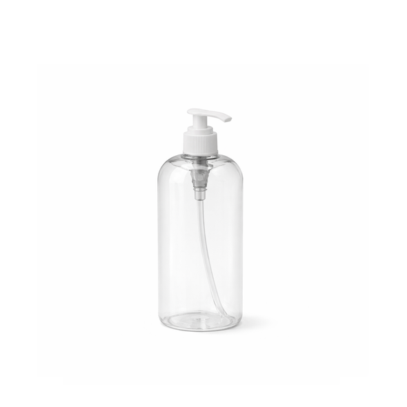 8 oz Soap Bottle with White Dispenser
