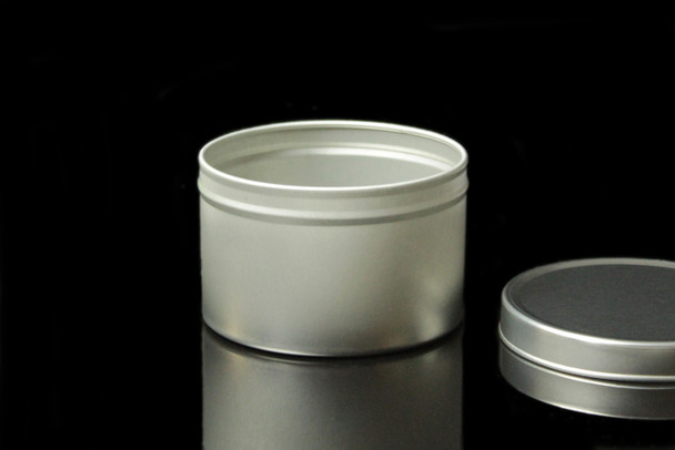8 oz Tin Containers w/ Lids