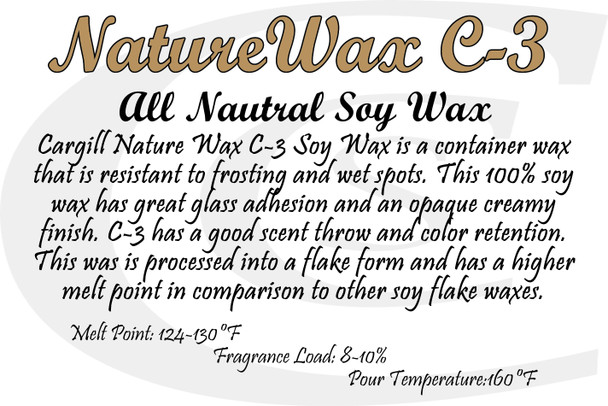  NatureWax C-3 (All Natural Soy Wax)
