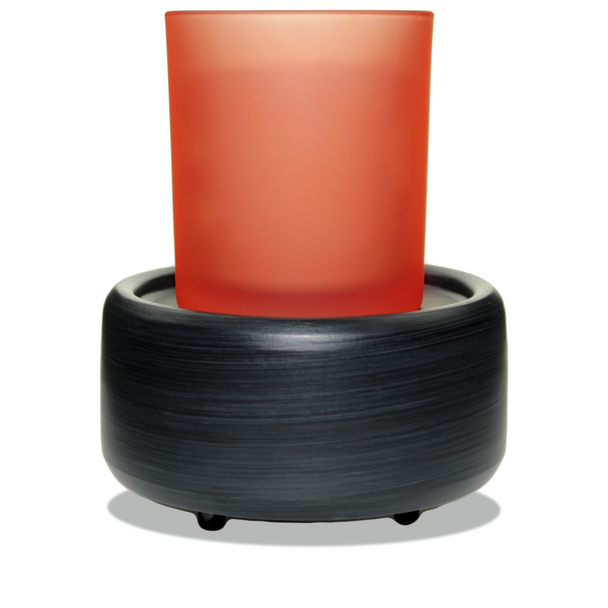 2-IN-1 Stone Black Candle Warmer - melt compatible candles