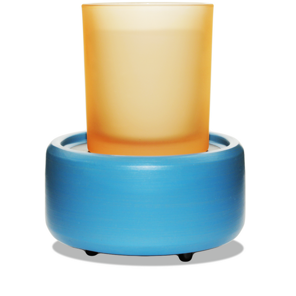 2-In-1 Stone Blue Candle Warmer - melt compatible candles