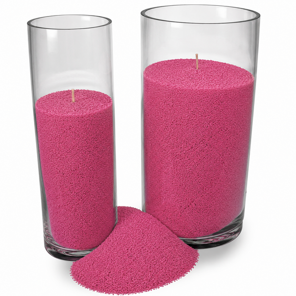 Magenta Dyed Sand Wax