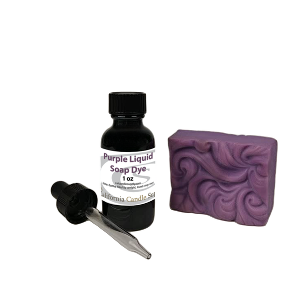 Purple Liquid Soap Dye with Dropper
