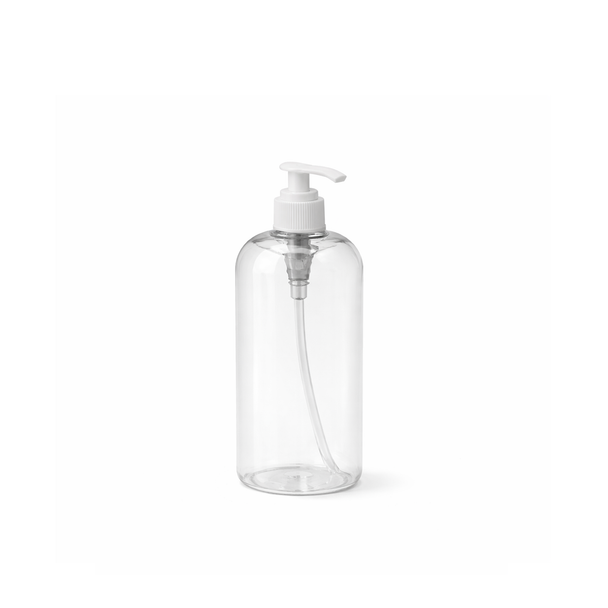 8 oz Soap Bottle with White Dispenser