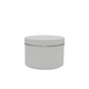 8 oz Matte White Tin w/lid