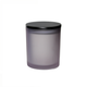 10 oz Frosted Purple Cali Jar with Black Wooden Lid