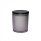 10 oz Frosted Purple Cali Jar Black Wooden Lid