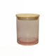 10 oz Rosé Cali Jar with Natural Wood Lid
