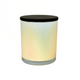 13.5 oz Iridescent Cali Jar with Black Wood Lid in bright light