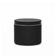 12 oz Black Salsa Jar with Black Lid