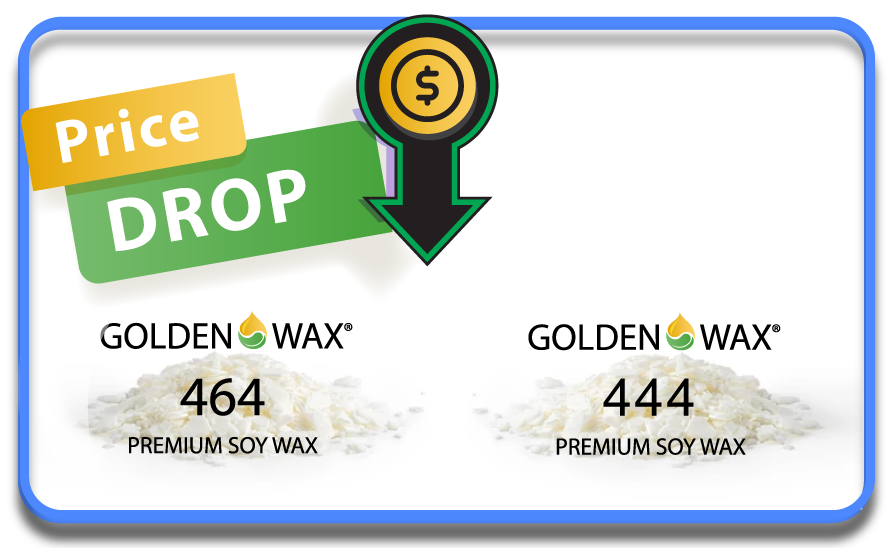 Golden Wax 464 and 444 have decreased in price