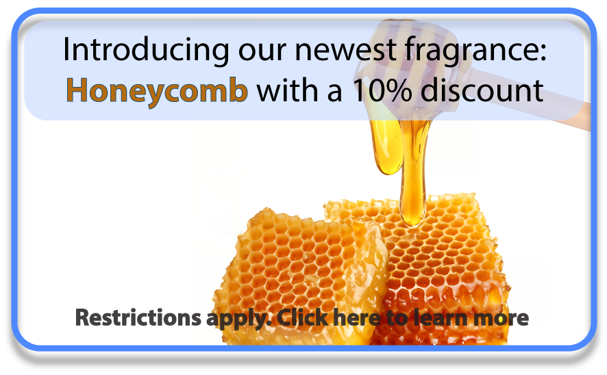 Honeycomb Fragrance is 10% off for a limited time