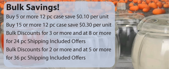 Pumpkin Jar Bulk Discounts Available