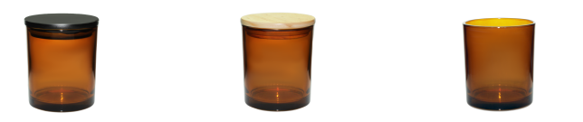 10 oz Amber Cali Jar Display