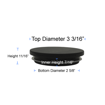 10 oz Black Style Wood Lid Specs