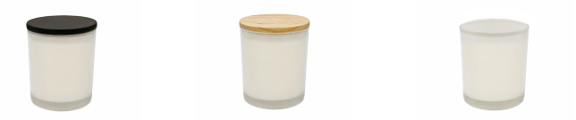 10 oz Gloss White Cali Jar Display