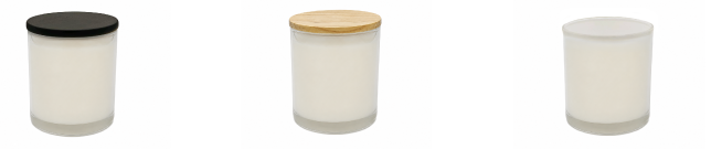 13.5 oz Gloss White Cali Jar Display