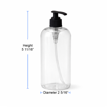 8 oz Soap Bottle Specs