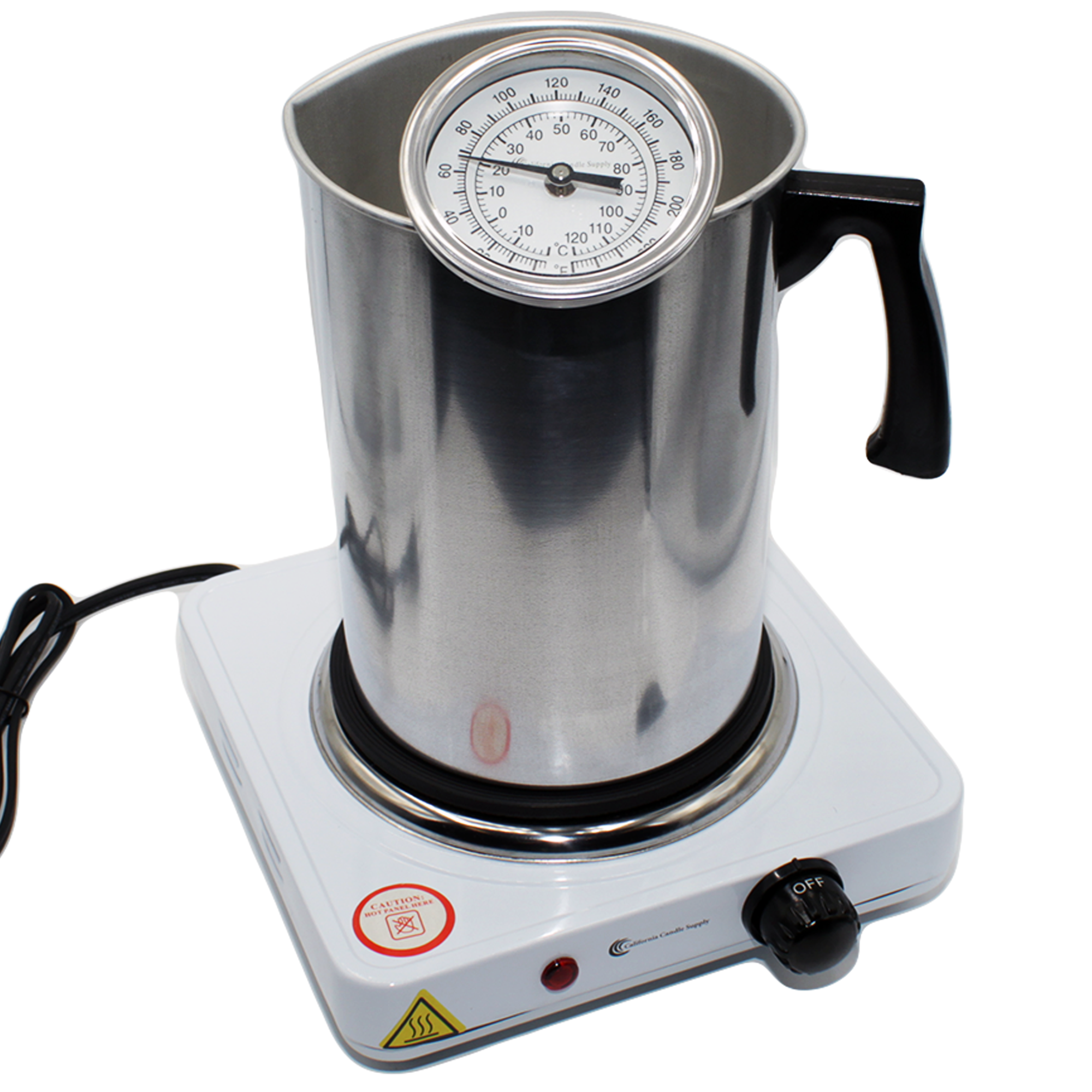 Hot Plate for Candle Making, Black Color Electric Hot Plate for Melting Wax,  Cho