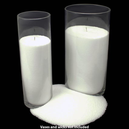 Luxury White Candle Pearls Sand Wax Granulated -  Finland