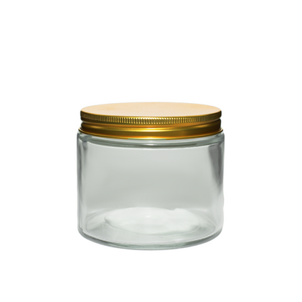 12 oz Amber Salsa Jar w/Lid