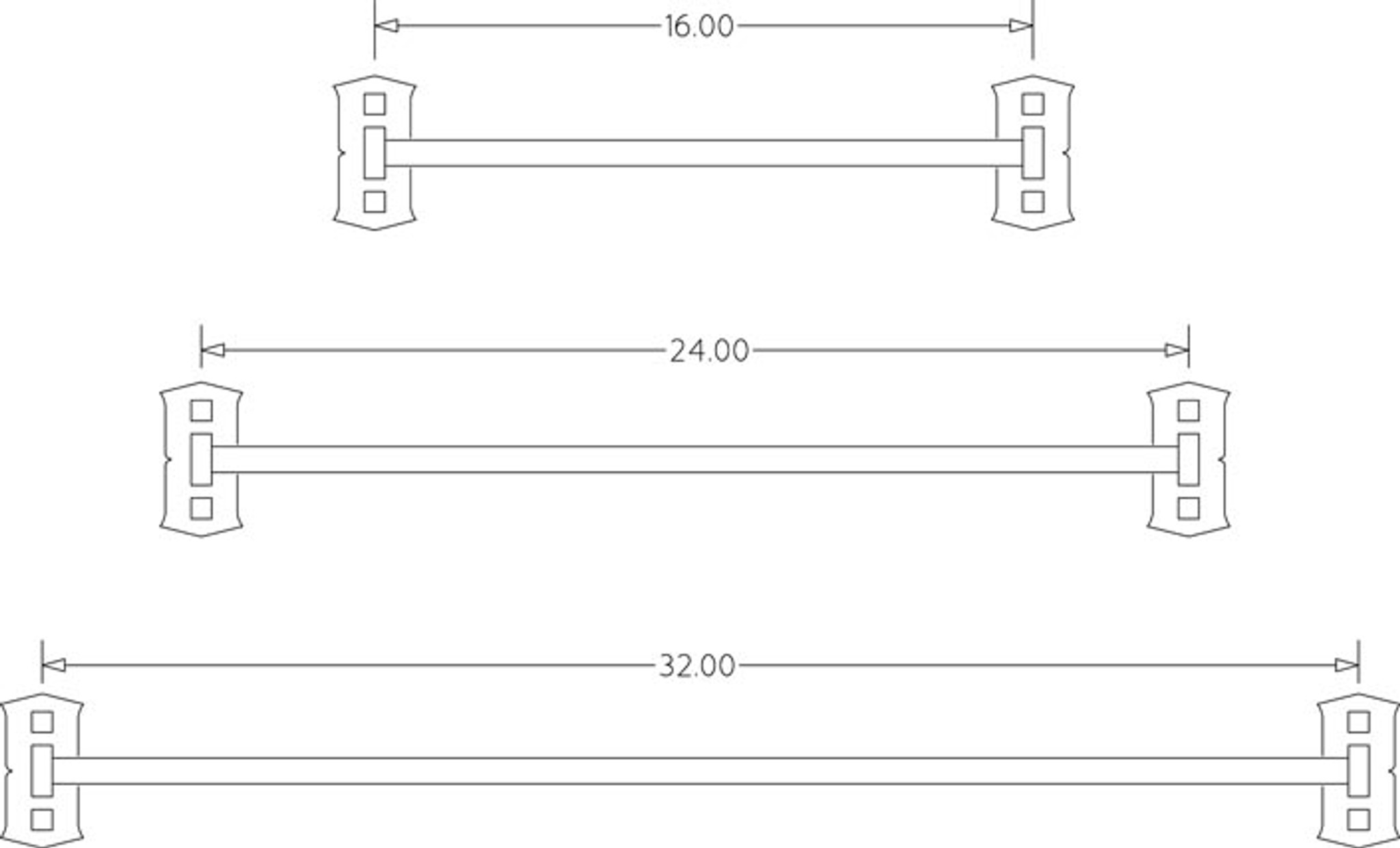 Hammered Round Towel Bar hammered-round-towel-bar