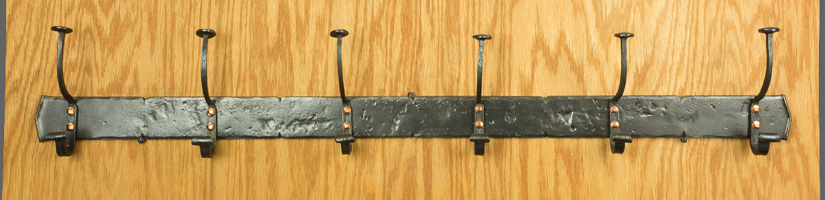 Ponderosa Forge Coat and Hat Rack