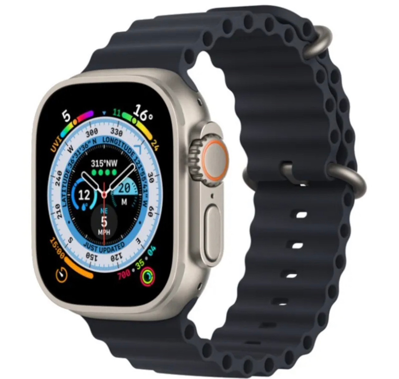 Apple Watch Ultra 49mm-GPS+Cellular -Titanium Case Midnight Ocean 