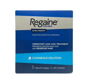 Regaine for Men Extra Strength Scalp Cutaneous Solution 60ml 1 Month Supply