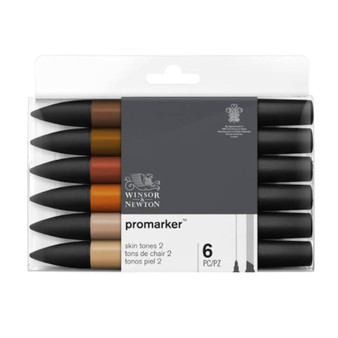 Winsor & Newton Promarker 6 Skin Tone Set 2