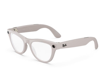 Ray-Ban Meta Skyler (Gen 2) Shiny Chalky Gray Clear to Sapphire Transitions®  
