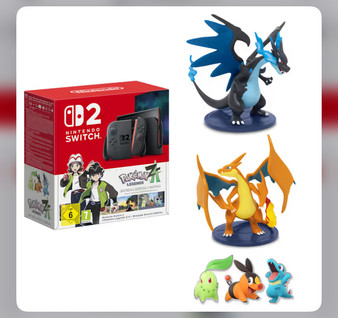 Nintendo Switch 2 + Pokémon Legends: Z-A – Nintendo Switch 2 Edition Mega Evolution Bundle (UK AC Adapter)