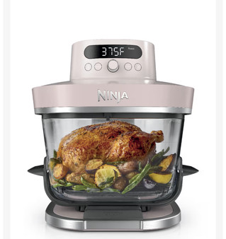 Ninja Crispi® Pro 6-in-1 Countertop Glass Air Fryer, Rose Quartz