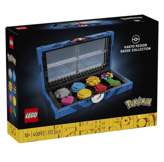Lego 40892 Kanto Region Badge Collection  - Brand New 