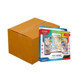 6 pack of Pokémon TCG: First Partner Illustration Collection—Series 3