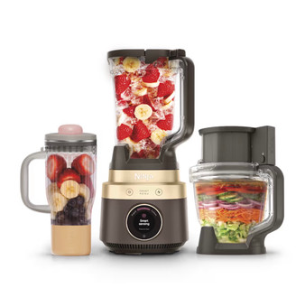 Ninja CrushBOSS™ 3-in-1 Blender, Tumbler & Food Processor in Mocha
