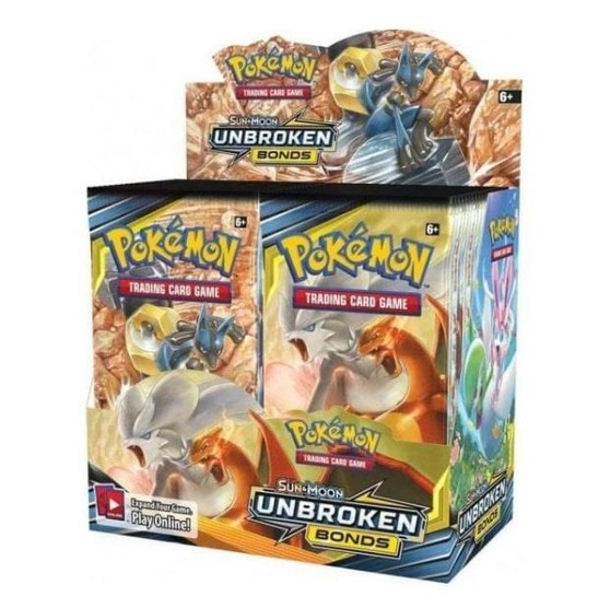 pokemon sun and moon unbroken bonds booster box