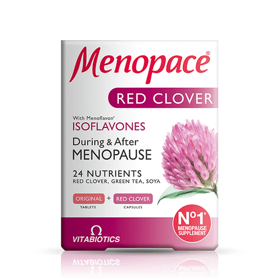 Vitabiotics Menopace Red Clover Dual Pack 56 Tablets/Capsules