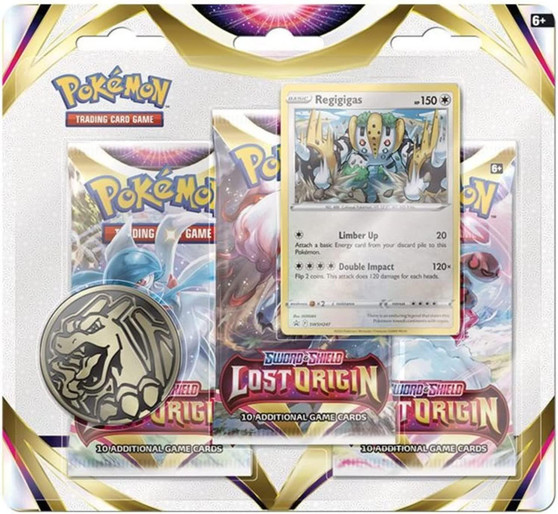 Pokemon TCG: Sword & Shield 11 Lost Origin 3-Pack Booster
