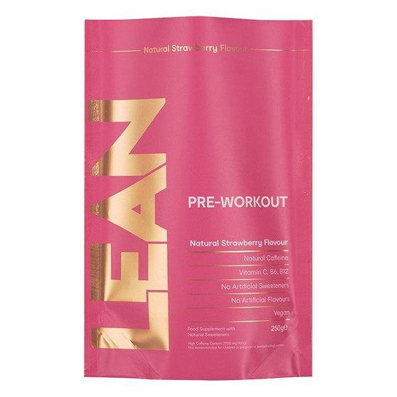 LEAN Pre-Workout Natural Strawberry 262g