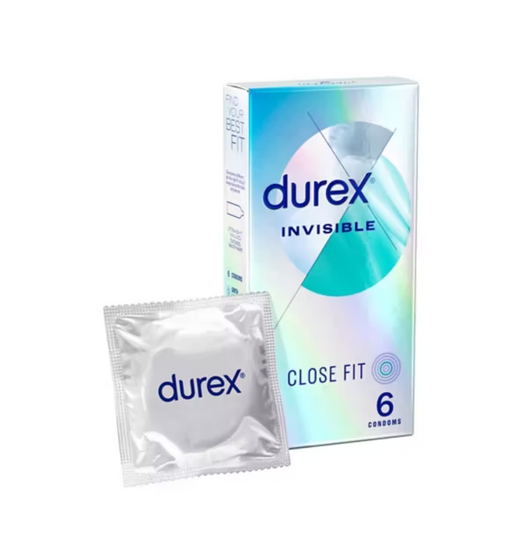 Durex Invisible Extra Thin Sensitive Close Fit Condoms 6